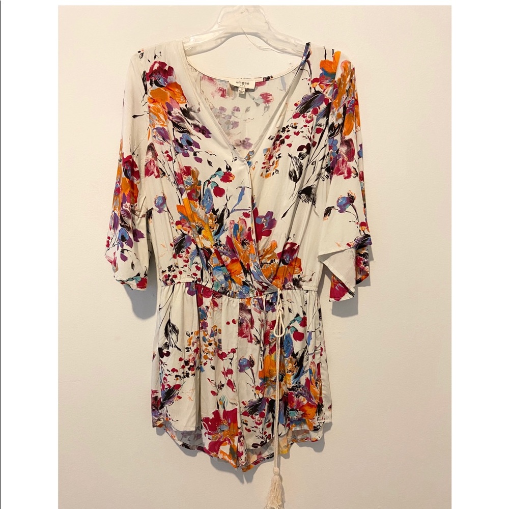 NEVER WORN Floral Romper
